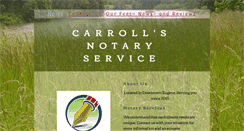 Desktop Screenshot of carrollsnotaryservice.com