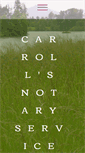Mobile Screenshot of carrollsnotaryservice.com